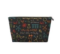 Expérience d'équation de Chimie pédagogique, Trousse de Maquillage Trousse à cosmétiques Trousse de Toilette de Voyage Portable Pochette de Toilette