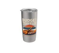 Expérience du voyageur à petit budget sur le confort Gobelet isotherme en acier inoxydable double paroi