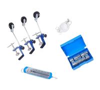 Expérience professionnelle de mécanique physique avec poulies Dynamomètre Crochet Poids Pince de montage pour l'enseignement en classe Structure de poulie en métal pour la physique