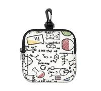 Expériences de Chimie Sciences Expériences scientifiques,Pochette de Rangement carrée à Fermeture éclair, Porte-Monnaie en néoprène, Petit Portefeuille, Pochette à Monnaie, Porte-Monnaie