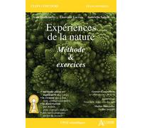 Expériences de la nature Méthode et exercices - Aude Guillemette - Atlande Eds - relié - Manuel