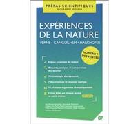 Collectif – Expériences de la nature – Prépas scientifiques 2025-2026, français-philosophie – Poche