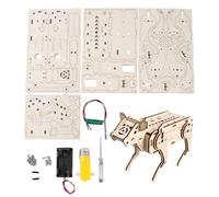 Expériences de Sciences pour Jouet chien mécanique à commande vocale en | Kit de sciences Pour étudiants éducatif bricolage garçons filles école anniversaire fête