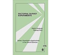 Expériences d'enquêtes factorielles
