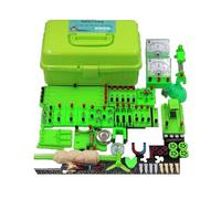 Experiences Scientifiques Enfants Ensemble D'équipements D'expérimentation Électrique for Circuits, Boîte Électromagnétique, Exploration Kit de Base