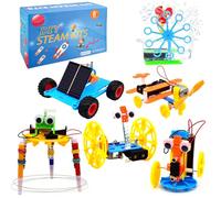 Experiences Scientifiques Enfants, Kit Electronique SOARFLY avec Robot Dessinateur Enfant, 6 sur l'électricité, Kits Éducatifs de Sciences, Jouets STEM à Monter pour Enfants 6-14 Ans (6-en-1-B)