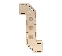 Expériences scientifiques STEM pour enfants - Kits scientifiques de périscope en bois à faire soi-même pour l'apprentissage de la réflexion miroir, modèle éducatif de physique optique pour projets en