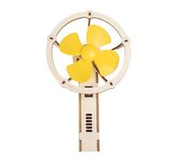 Expérimentation des de Ventilateur électrique - Fan d'électricité en Bois Jouet expérimental | Kit de Ventilateur d'interactif, Jouet de Ventilateur de Bricolage en Bois, kit d'assemblage éduc