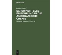Experimentelle Einführung In Die Anorganische Chemie
