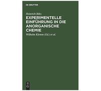 Experimentelle Einführung In Die Anorganische Chemie
