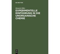 Experimentelle Einführung In Die Unorganische Chemie