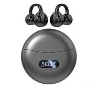 Expérimentez la liberté sans fil avec les écouteurs à conduction osseuse M79 pour le sport et les jeux, le contrôle tactile et le son 9D (noir)