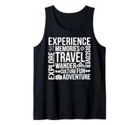 Expérimentez Vos Souvenirs Aventure Explorez Les Amateurs de Voyages Amusants Débardeur