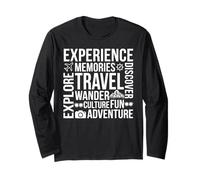 Expérimentez Vos Souvenirs Aventure Explorez Les Amateurs de Voyages Amusants Manche Longue