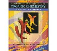 Experiments for Introduction to Organic Chemistry Frederick A. Bettelhem, Joseph A. Landesberg (Auteur)