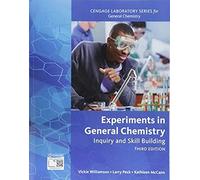 Experiments In General Chemistry: Inquiry And Skill Building