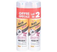 Nutreov Expert 123 Anti-moustiques et Tiques spray répulsif Vêtements et Tissus 100 ml - Duo - Promotion