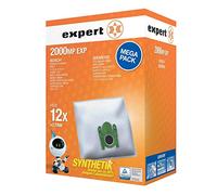 Expert 2000 MP EXP Sacs Méga Pack 12 x 2000EX et 2 x Micro Filtre pour Bosch, Siemens
