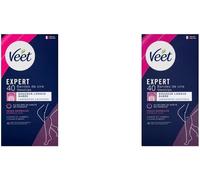 Expert - 40 Bandes De Cire Froide Corps & Jambes - Peaux Normales - Finition Parfaite - Epilation Longue Durée (Lot De 2)[Z370]
