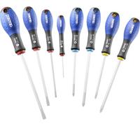 Expert 8 SCREWDRIVERS SET -SLOTTED/PH/PZ
