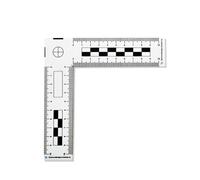Expert Accessoires Crime Scene Ruler Winkel BIG | équipement d'évaluateur pour évaluateurs | Règle d'écart et outils de mesure pour l'évaluation immobilière | Évaluation des dommages des voitures KFZ