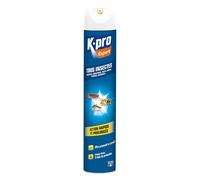 Expert Aérosol Tous Insectes 500ml - Action Préventive Et Curative - Longue Durée - Inodore - Techniques Professionnelles 500ml
