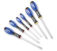 Jeu de 6 tournevis mécaniciens STANLEY - Embouts Cruciformes - Protection électrique - Code couleur