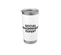 Expert du shopping social Media Live Streamer E-commerce Gobelet isotherme en acier inoxydable double paroi