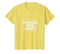 Expert en Crises existentielles Emo - Angsty Goth Mindset T-Shirt, Enfant, Citron, 3 Ans