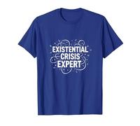Expert en Crises existentielles Emo - Angsty Goth Mindset T-Shirt, Homme, Bleu Royal, M