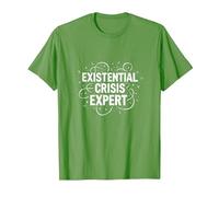 Expert en Crises existentielles Emo - Angsty Goth Mindset T-Shirt, Homme, Herbe, 3XL