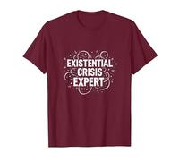 Expert en Crises existentielles Emo - Angsty Goth Mindset T-Shirt, Homme, Marron, M