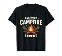 Expert en feu de Camp certifié rétro T-Shirt