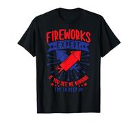 Expert en feux d'artifice If I Run You Run Funny, 4 juillet, États-Unis T-Shirt