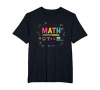 Expert en mathématiques pour Filles : autonomisation STEM colorée T-Shirt, Homme Grandes Tailles, Noir, 2X Tall