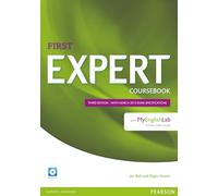 Expert First 3rd Edition Coursebook with Audio CD and MyEnglishLab Pack