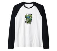 Expert Forager Not Dead Yet Funny Champignon Crâne Goblincore Manche Raglan