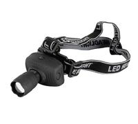 Expert Line - Lampe frontale professionnelle LED 1 W - ZOOM permettant d'élargir ou de concentrer le faisceau d'éclairage - 3 modes d'éclairage (intense, doux et clignotant)