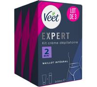 Expert - Lot De 3 Crèmes Dépilatoires 2x50 Ml - Maillot (3x 2 Tube De 50ml)