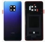 Expert-mobiles- VITRE Arriere Compatible pour HAUWEI Mate 20 Pro + LENTILLE + ADHESIF Noire/Black