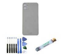 Expert-mobiles Vitre arrière Compatible pour iPhone 11 + ADHÉSIF + Outillage 6 Couleurs AU Choix (Blanche)