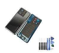 Expert-mobiles VITRE ARRIÈRE Compatible pour XIAOMI 13 T 13 T Pro Noir avec LENTILLE CAMÉRA ADHÉSIF ET Outils