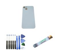 Expert-mobiles- VITRE ARRIÈRE COMPATIBLEPOUR iPhone 13 + Outils + adhésif (Blanche)