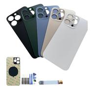 Expert-mobiles Vitre Arrière de Remplacement Compatible avec iPhone 13 Pro, avec Lentille Caméra, Outils de Démontage et Adhésif Intégral, 4 Couleurs Disponibles (Blue Sierra)