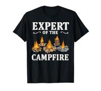 Expert of The Campfire Hommes Femmes Outdoor Funny Camping T-Shirt