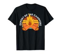 Expert of The Campfire Hommes Femmes Outdoor Funny Camping T-Shirt