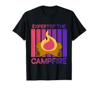 Expert of The Campfire Hommes Femmes Outdoor Funny Camping T-Shirt
