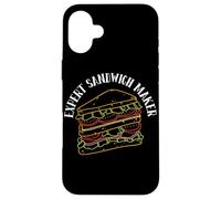 Expert Sandwich Maker Funny Jambon Fromage Bacon Sandwich Lover Coque pour iPhone 16 Plus