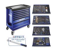EXPERT - Servante Large 7 tiroirs composition 314 d'outils + Clé dynamométrique offerte - E220387