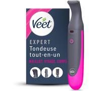 Expert Tondeuse Femme Tout-En-Un ¿ Rasoir Électrique Multi-Usage Pour Maillot, Visage Et Sourcils ¿ Chargeur Usb ¿ 100% Étanche (Ip67)